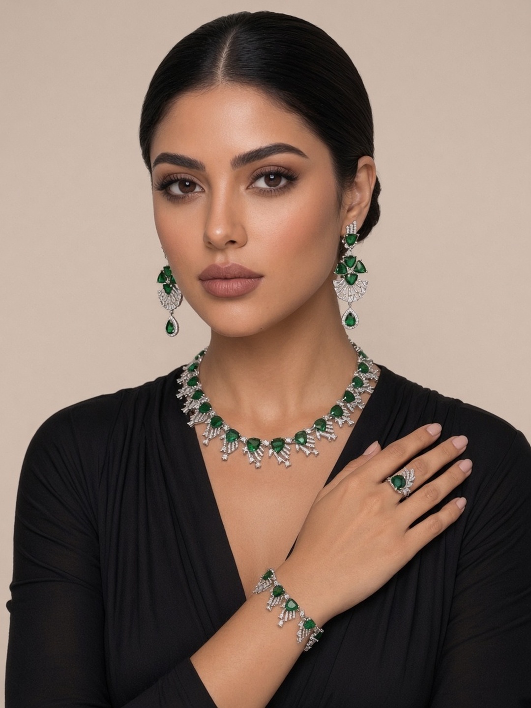 Lookbook Portrait II — Full 4-Piece Zirconia Set